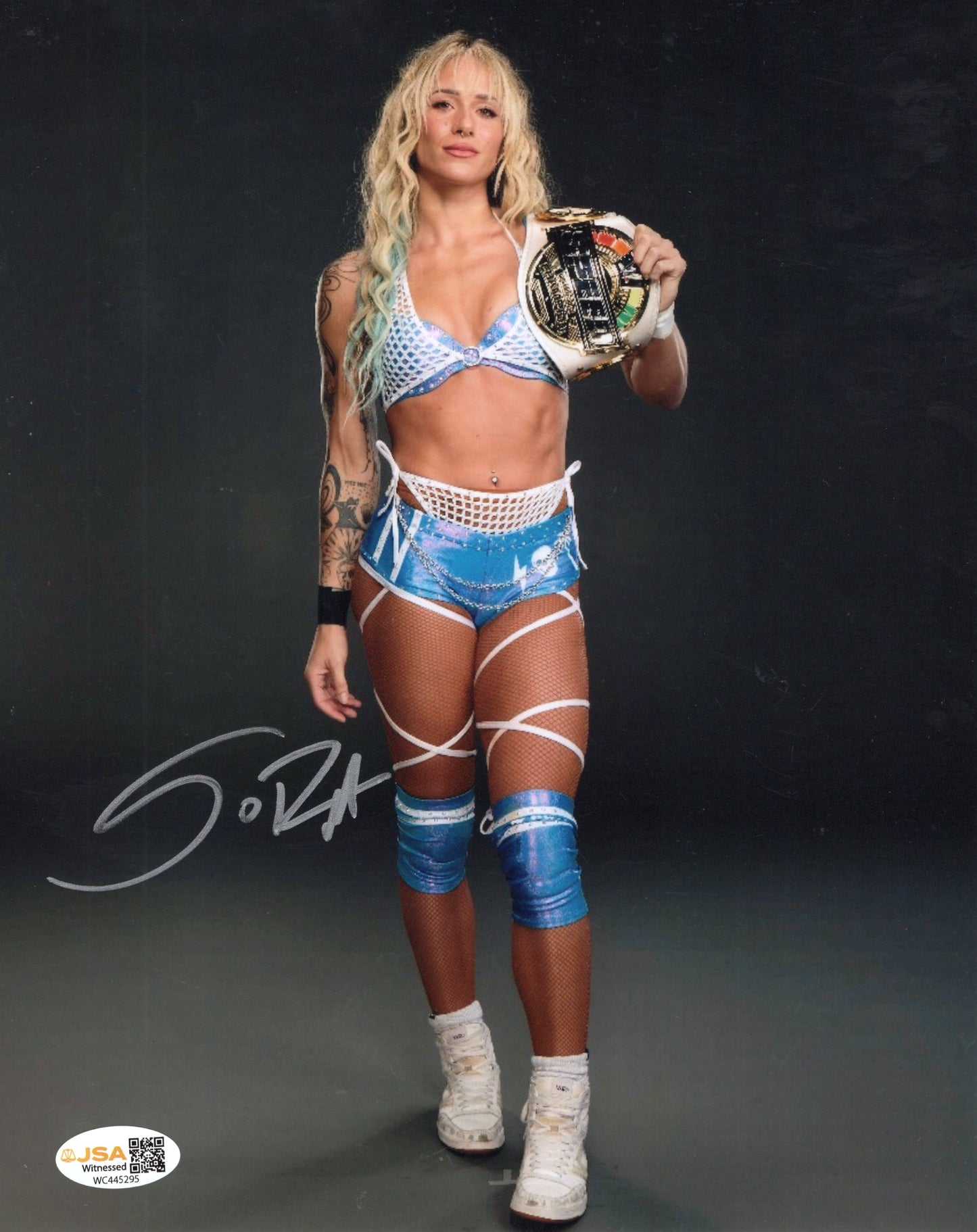 Sol Ruca (8x10) JSA COA WWE NXT SEXY photo signed auto autographed