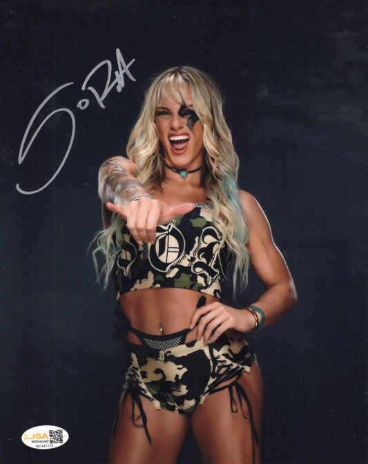 Sol Ruca (8x10) JSA WWE NXT SEXY photo signed auto autographed