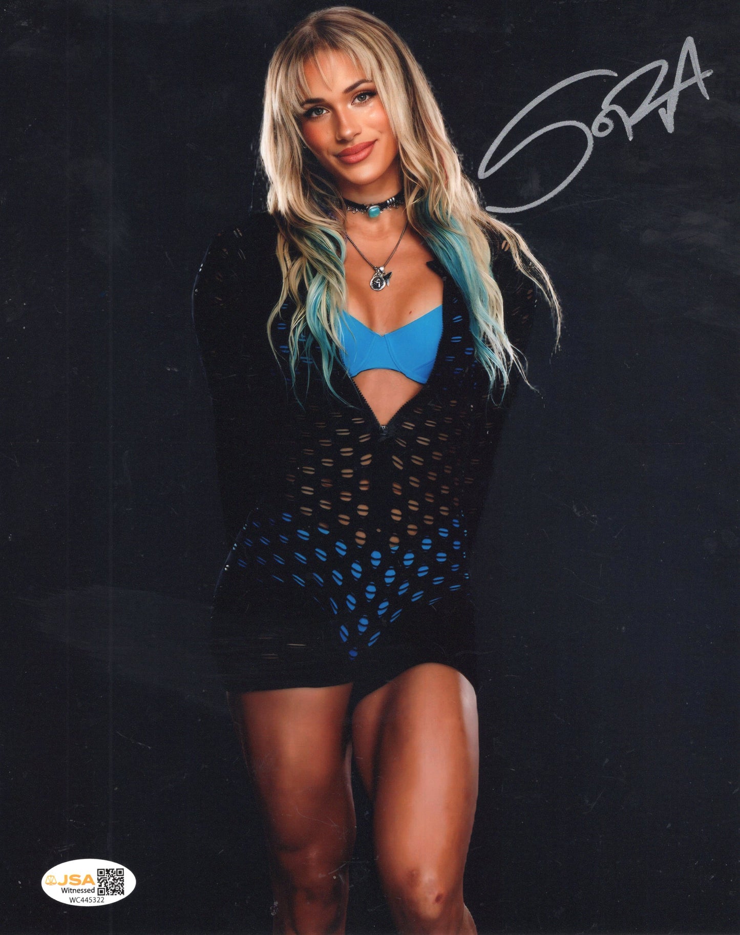Sol Ruca (8x10) JSA WWE NXT SEXY photo signed auto autographed