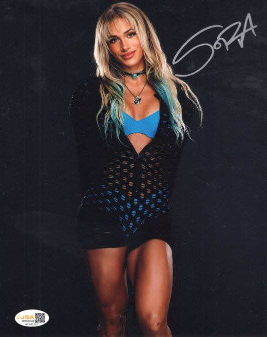 Sol Ruca (8x10) JSA WWE NXT SEXY photo signed auto autographed