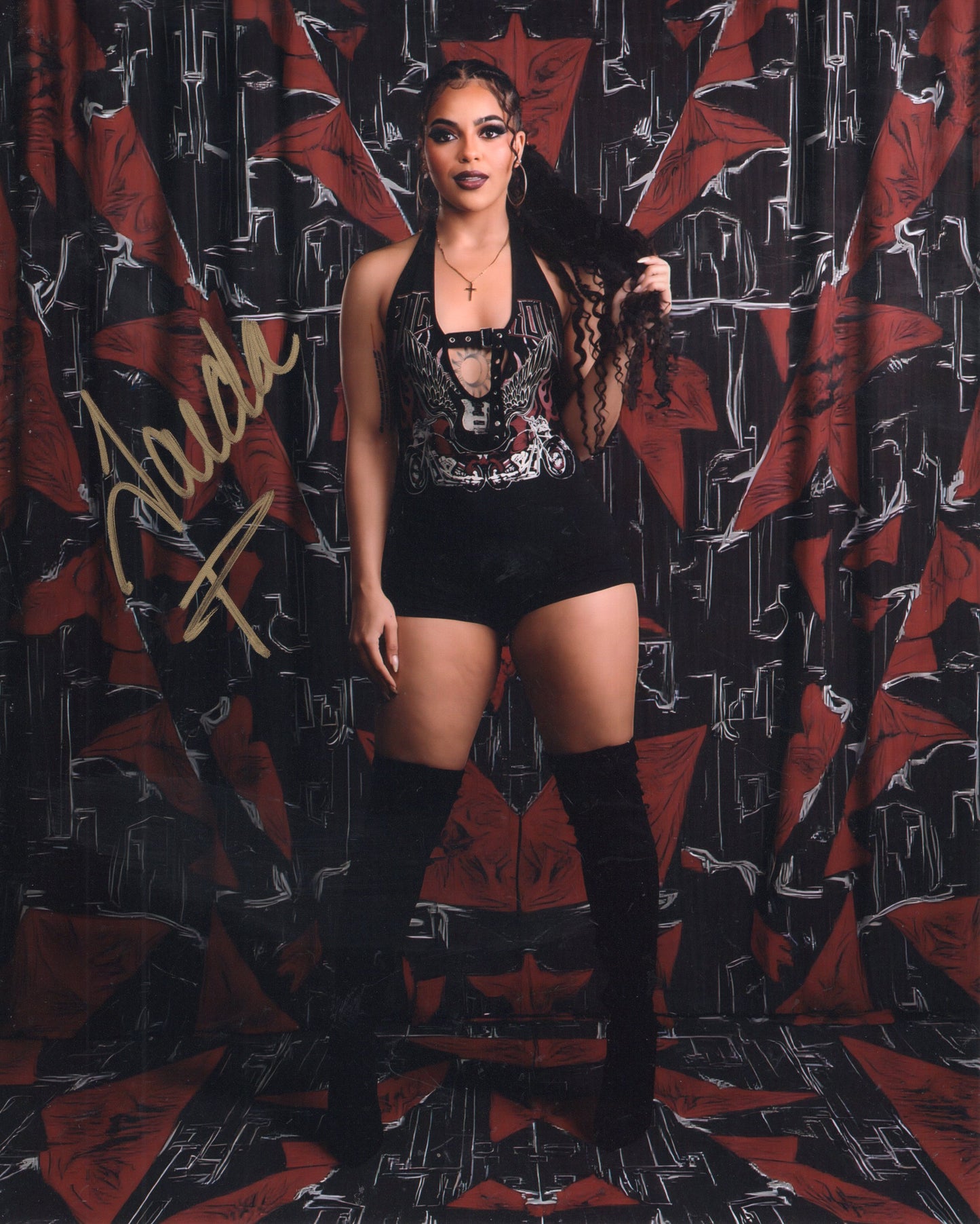 Jaida Parker (8x10) WWE NXT photo signed auto autographed