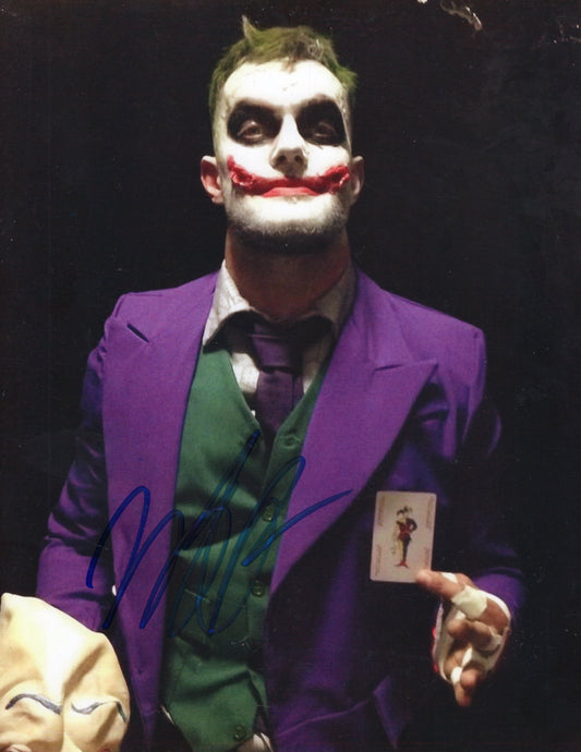 The Demon Fin Balor NJPW WWE 8.5x11 Photo signed autographed Joker