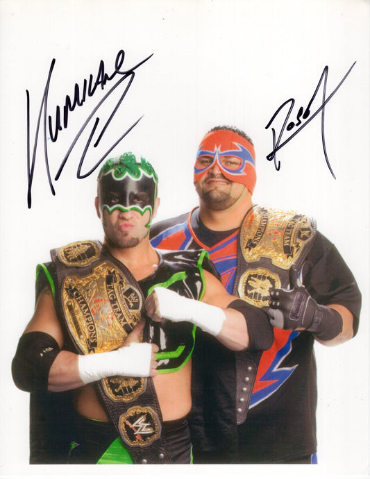 Shane Helms Hurricane Rosey dual 8.5x11 photo signed autographed