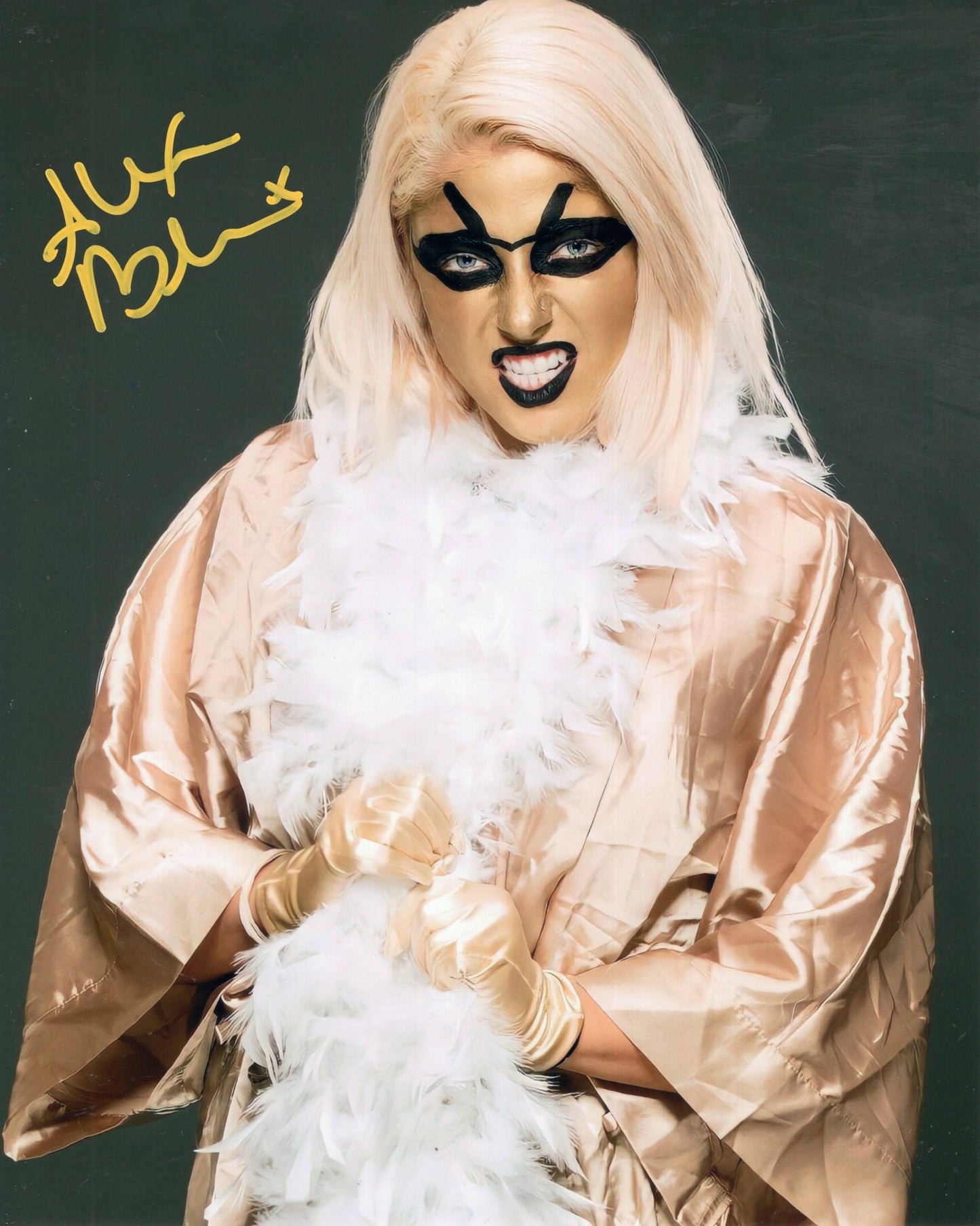Alexa Bliss Funhouse metallic 8x10 WWE photo signed auto autographed