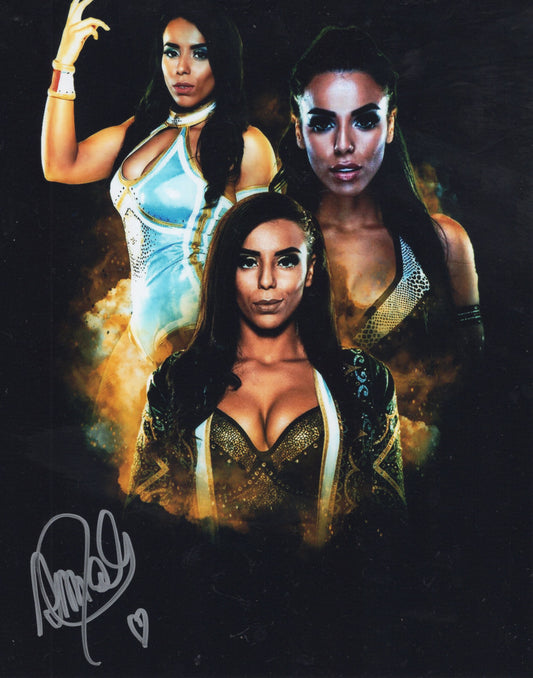 Amale NXTUK WWE 8x10 photo signed auto autographed AEW