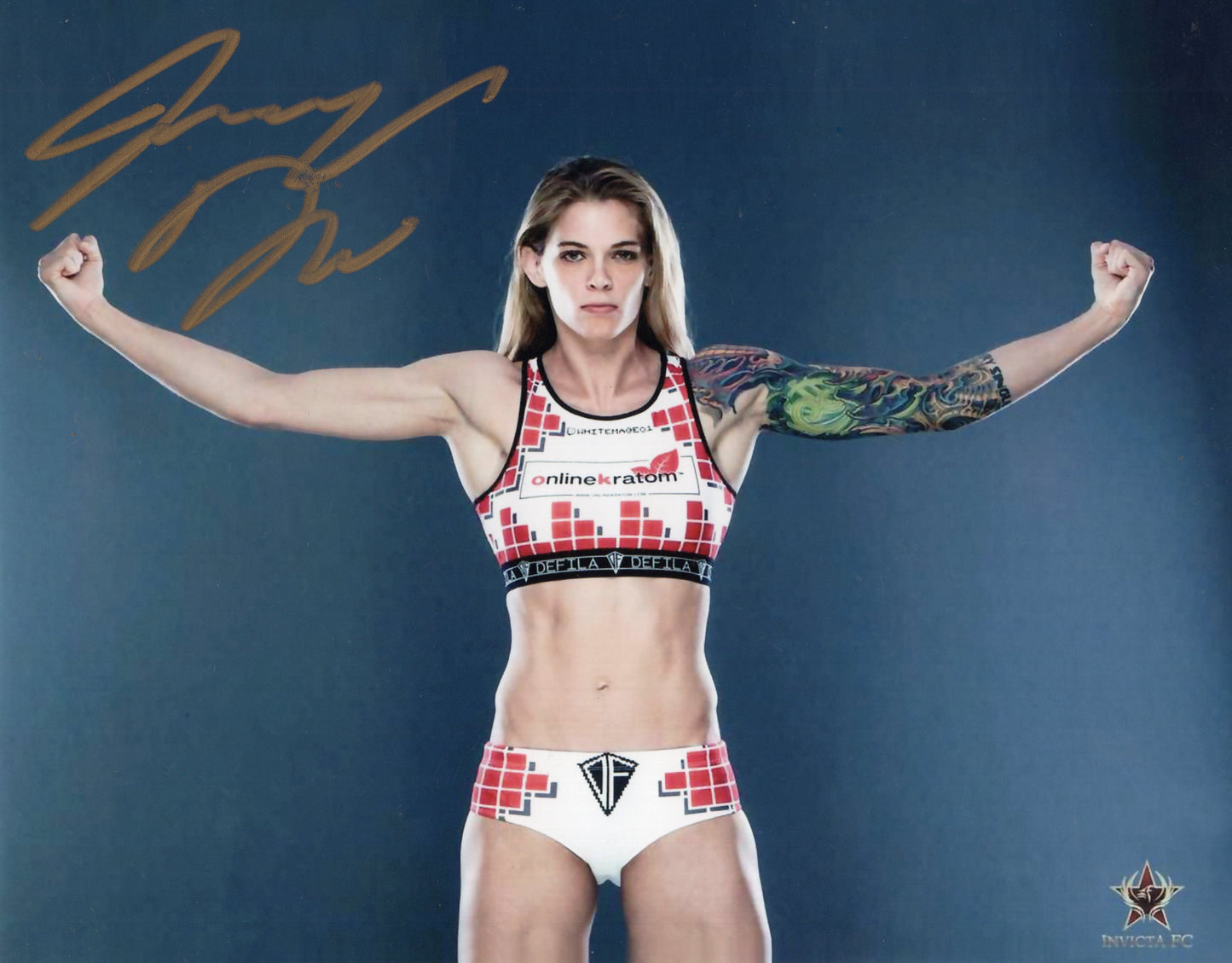 Jessamyn Duke UFC 8x10 photo signed auto autographed AEW