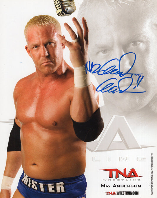 Mr. Anderson Mr. Kennedy TNA WWE 8x10 photo signed auto autographed
