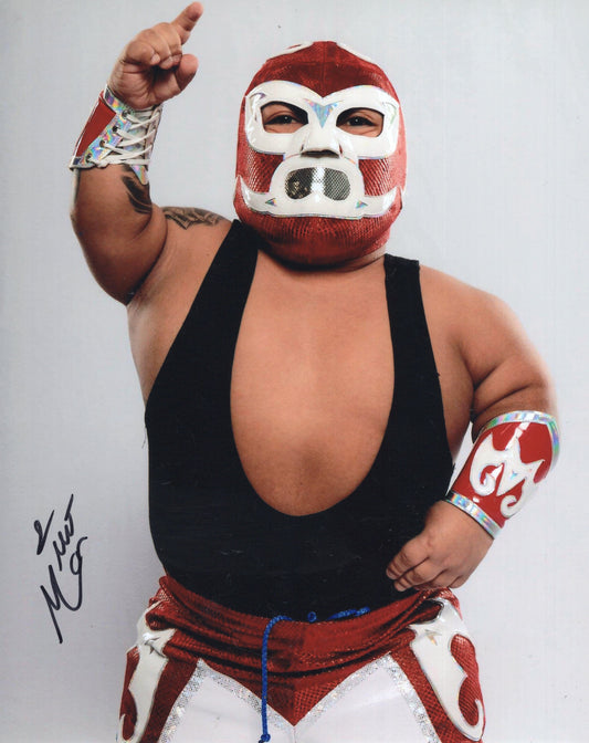 Microman (8x10) TNA GCW AEW photo signed auto autographed