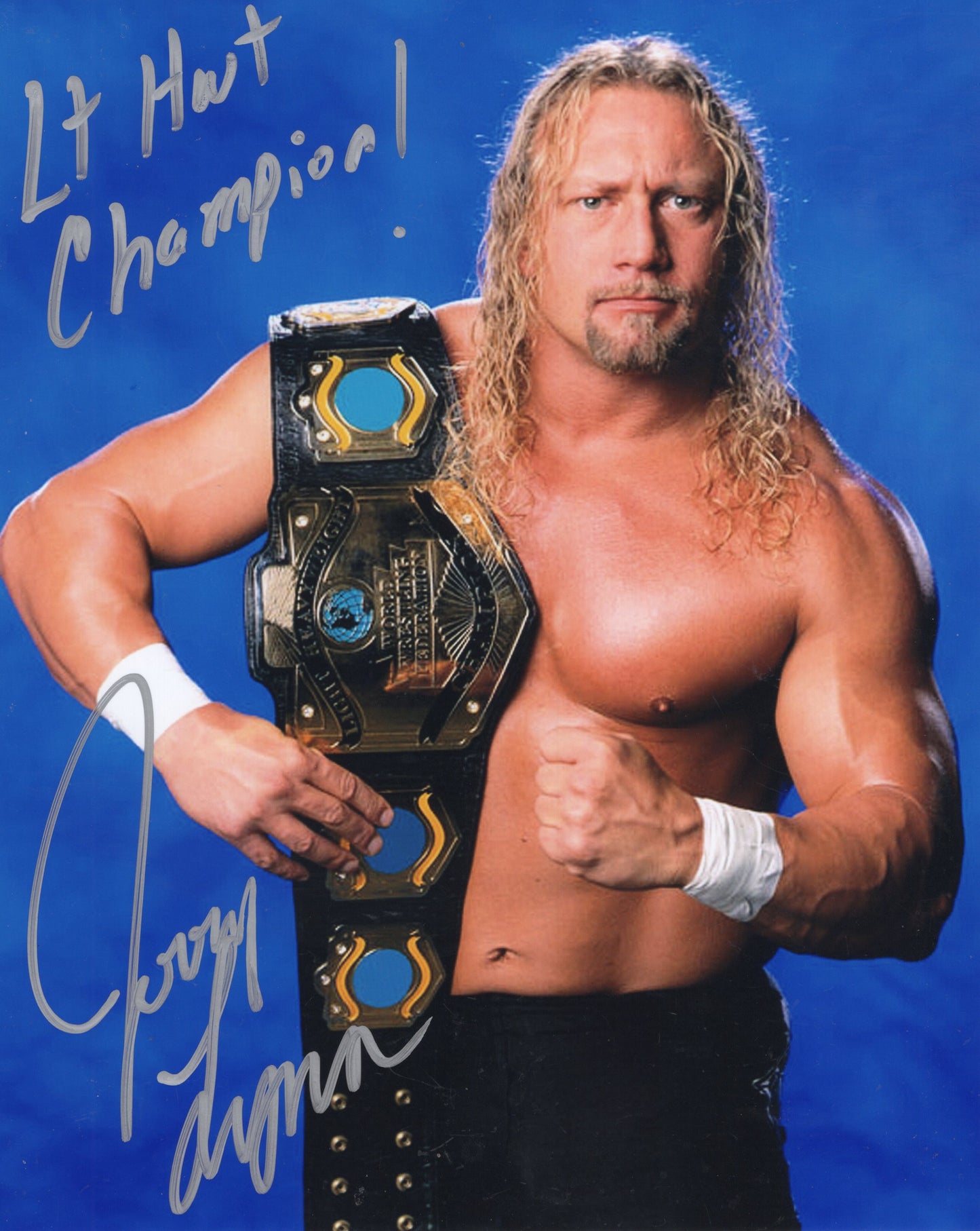 Jerry Lynn RARE ECW  WWE WCW inscribed 8x10 photo signed auto autographed