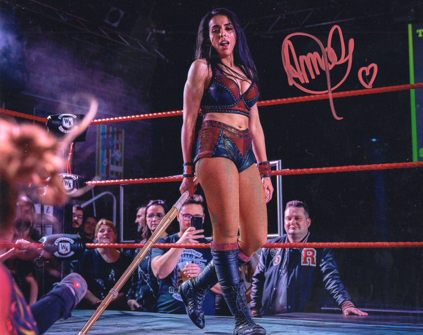 Amale NXTUK WWE 8x10 photo signed auto autographed AEW