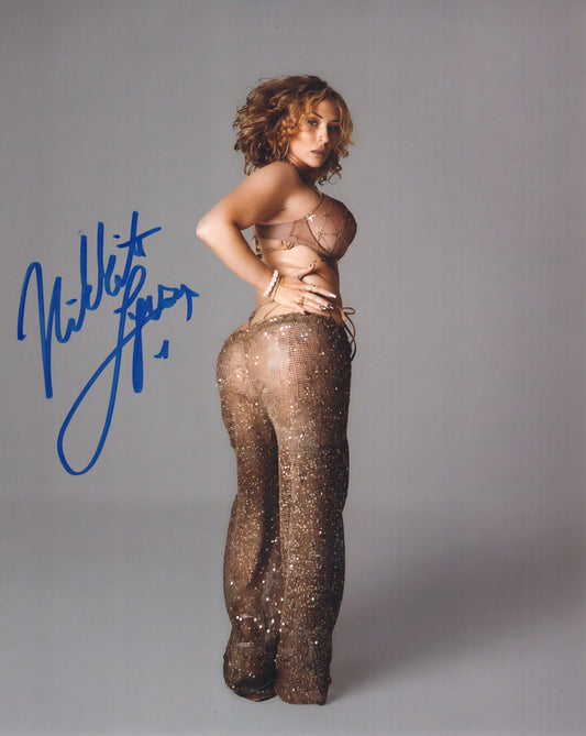 Nikkita Lyons (8x10) photo NXT WWE EVOLVE signed auto autographed