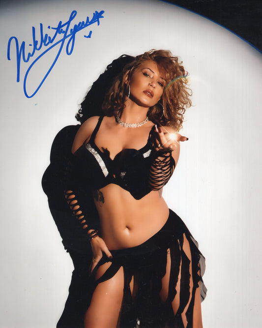 Nikkita Lyons (8x10) photo NXT WWE EVOLVE signed auto autographed