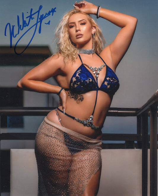 Nikkita Lyons (8x10) photo NXT WWE EVOLVE signed auto autographed