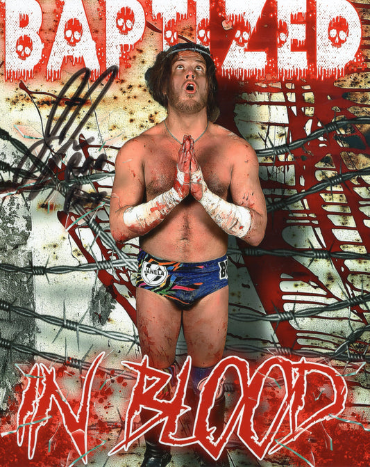 Joey Janela GCW CZW AEW TNA (8x10) photo signed auto autographed