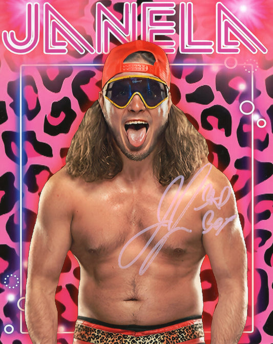 Joey Janela GCW CZW AEW TNA (8x10) photo signed auto autographed