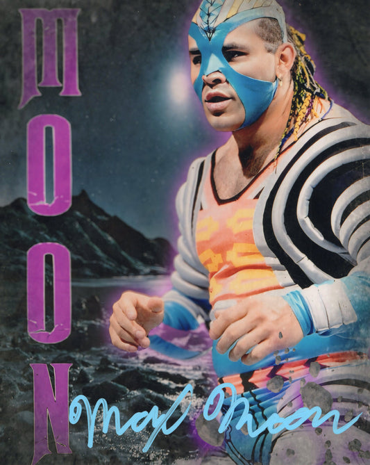 Max Moon WWF (Konan) (8x10) photo signed auto autographed