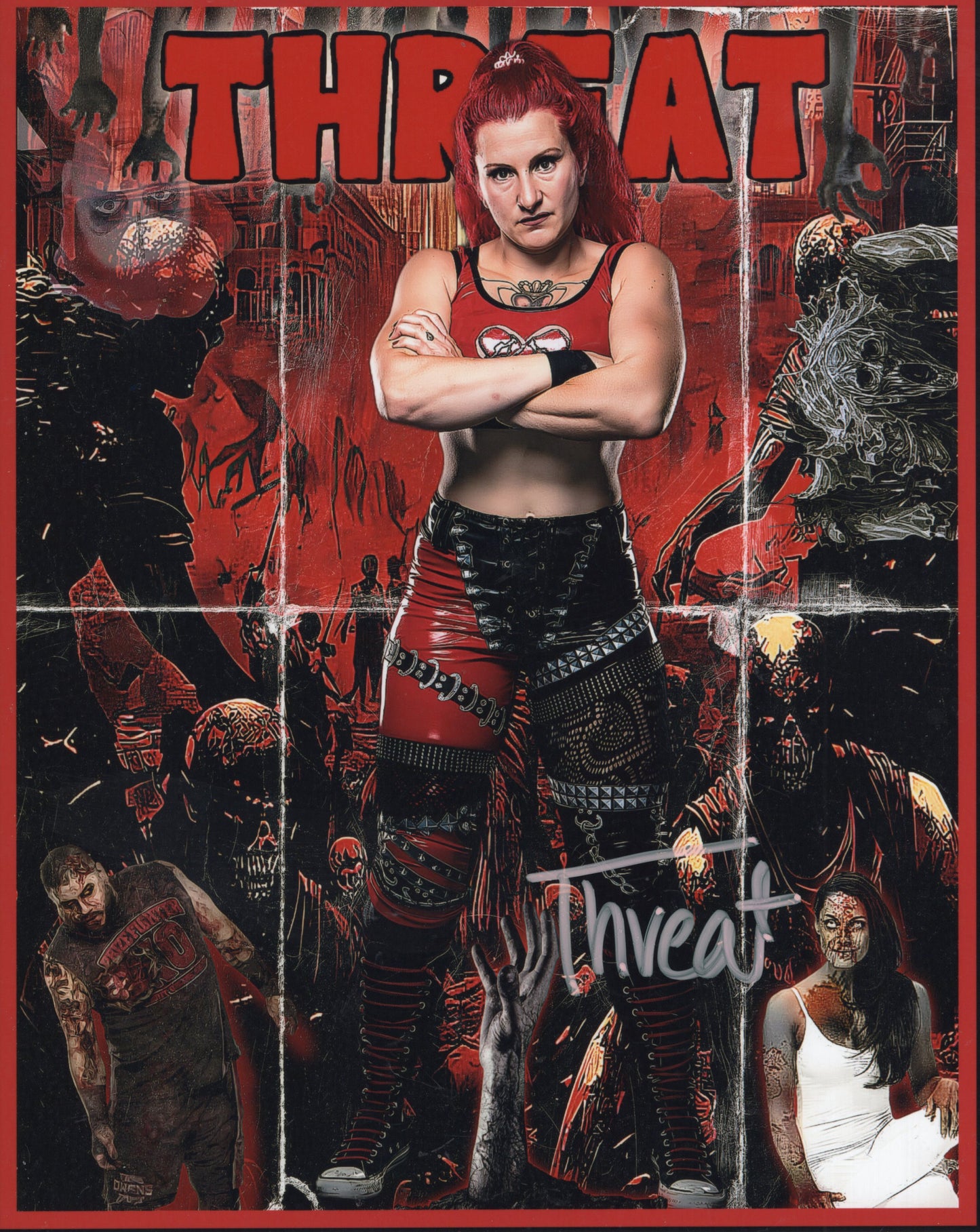 Angelica Threat TNA (8x10) photo signed auto autographed