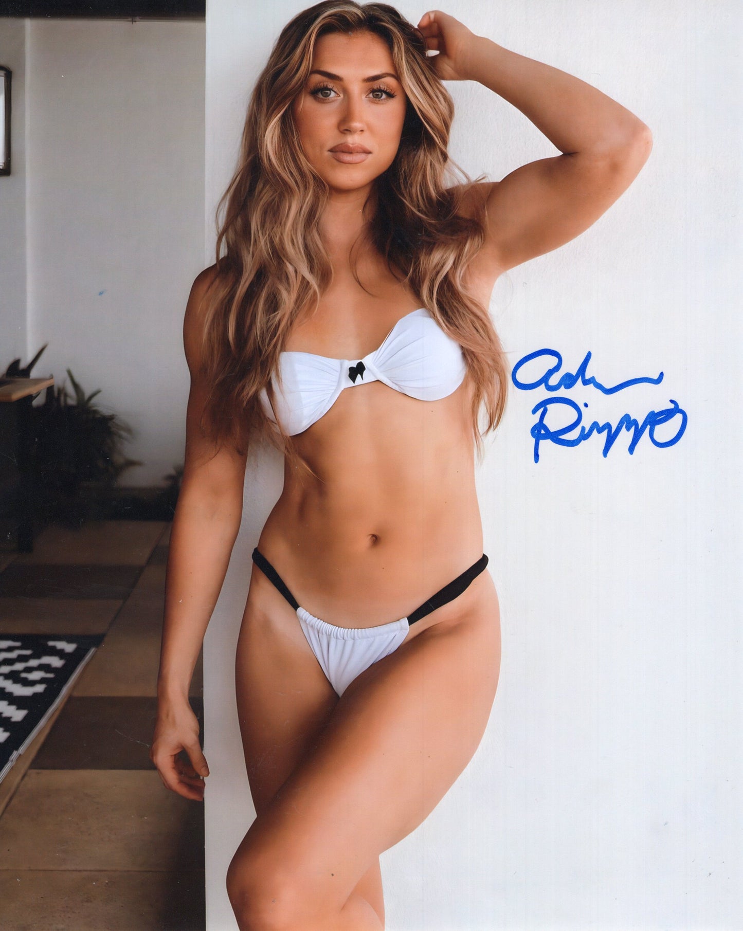 Adriana Rizzo 8x10 photo NXT WWE signed autographed sexy