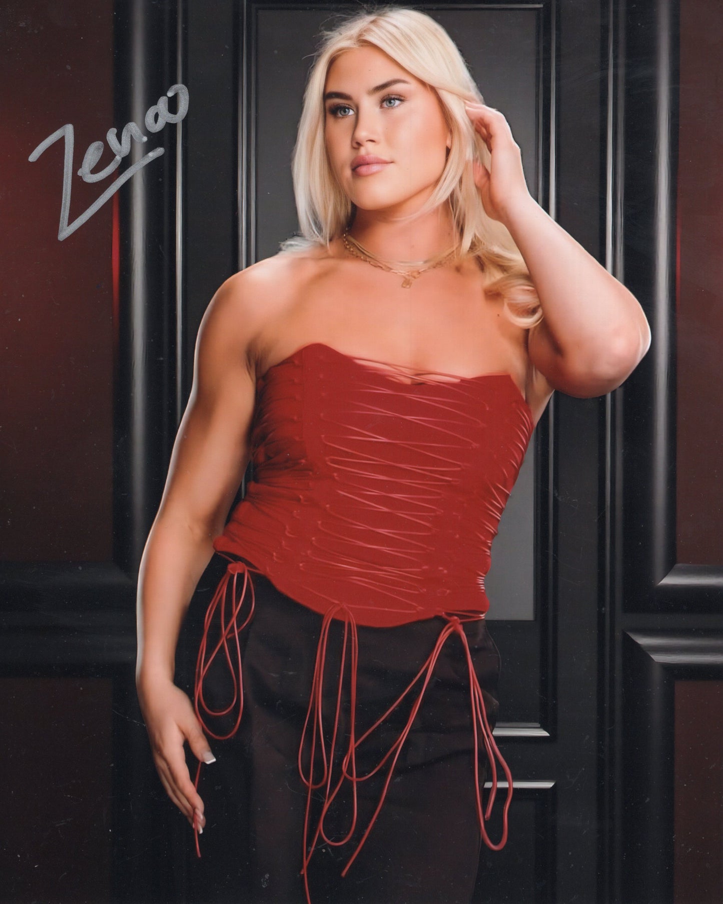 Zena Sterling LFG (8x10) WWE NXT photo signed auto autographed