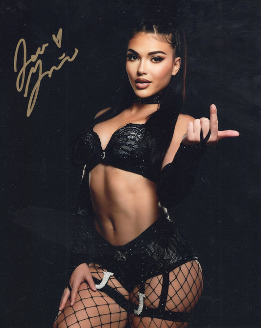 Jazmyn Nyx Jade Gentile (8x10) WWE NXT photo signed auto autographed