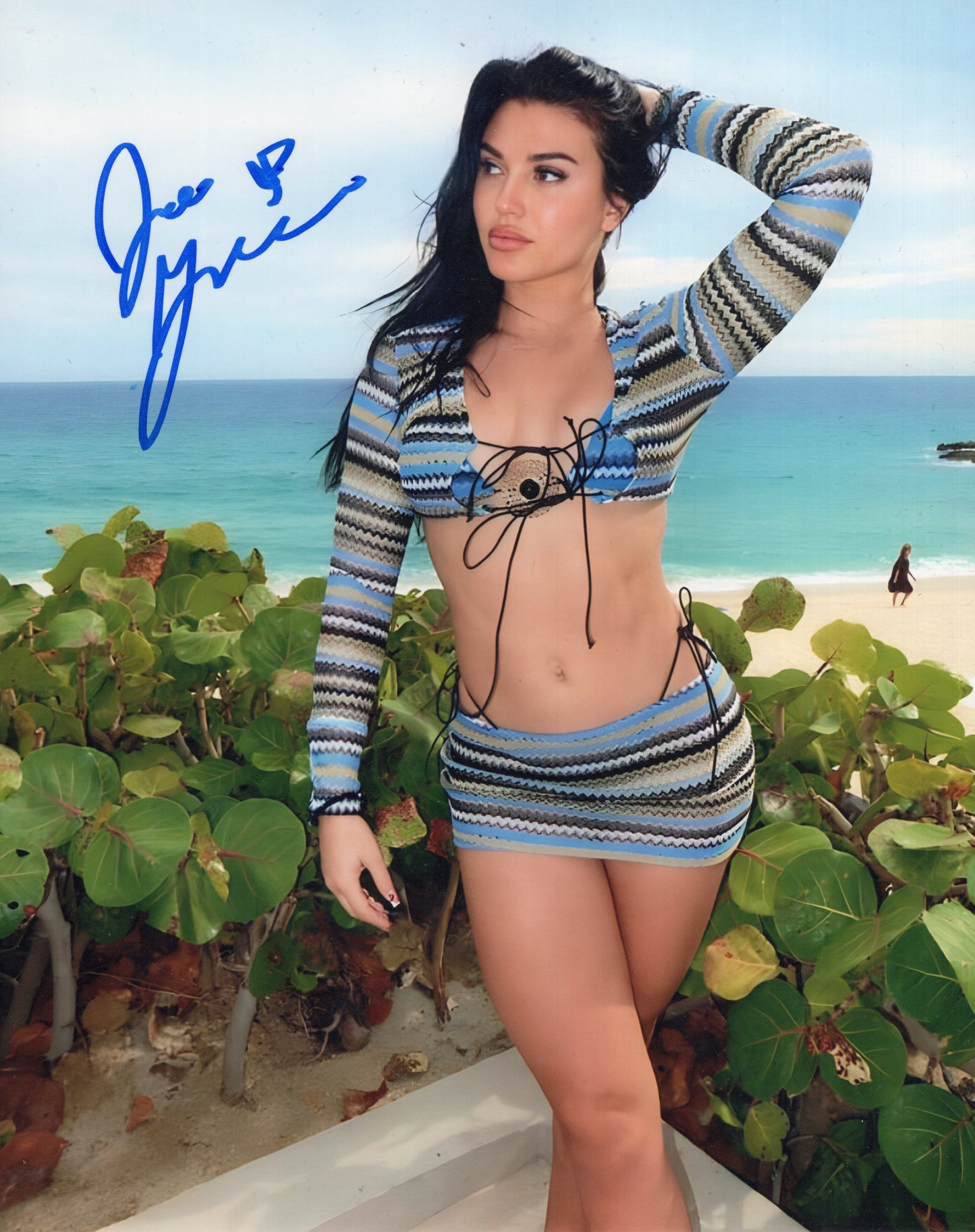 Jazmyn Nyx Jade Gentile (8x10) WWE NXT photo signed auto autographed