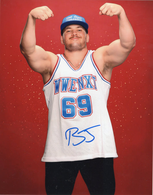 BJ RAY WWE 8x10 photo signed auto autographed LFG NXT