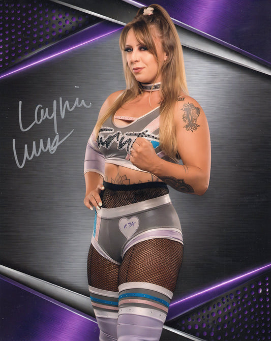 Lainey Luck WWE ID 8x10 photo signed auto autographed sexy diva LFG NXT