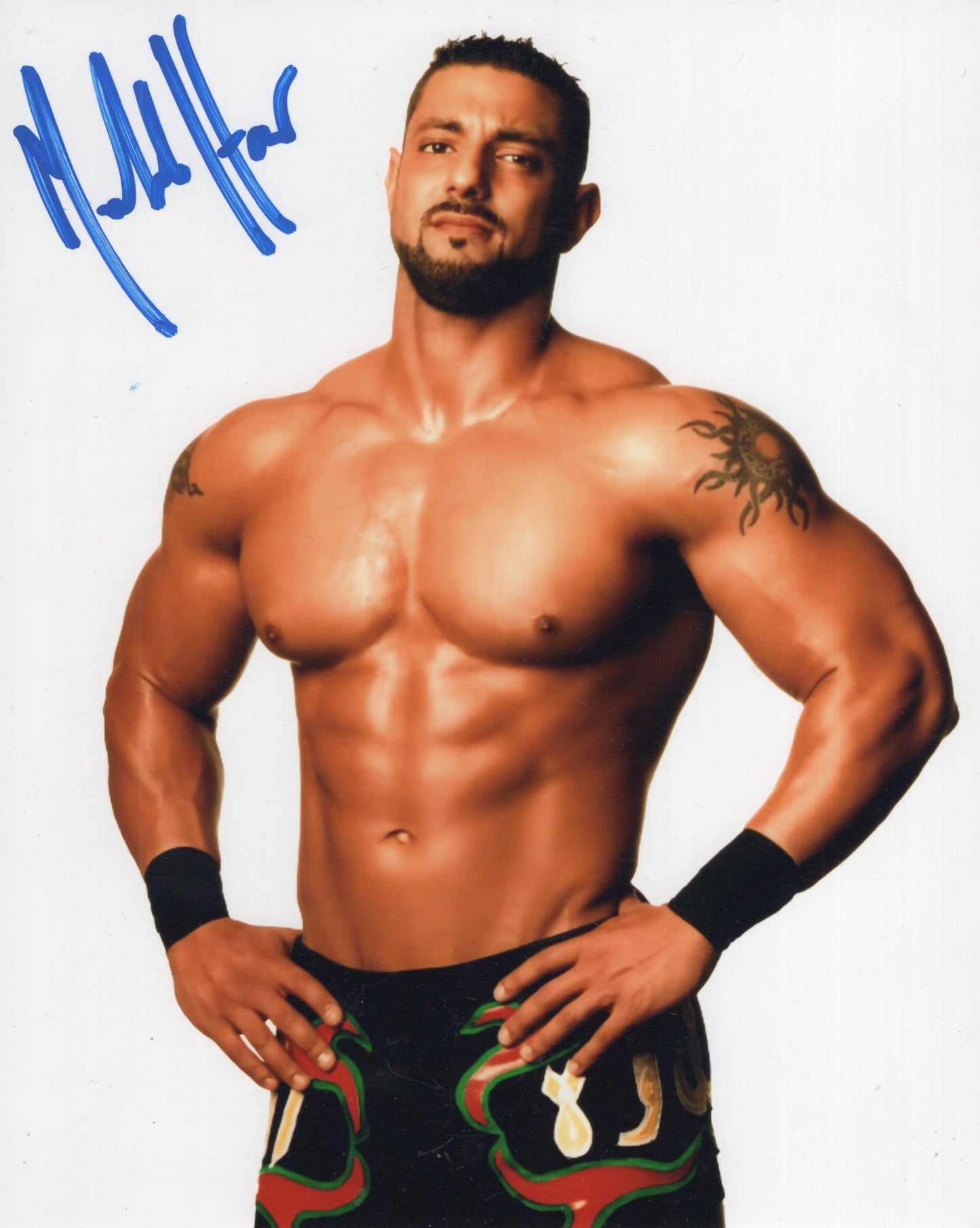 Muhammad Hassan 8x10 photo signed auto autographed WWE WWF