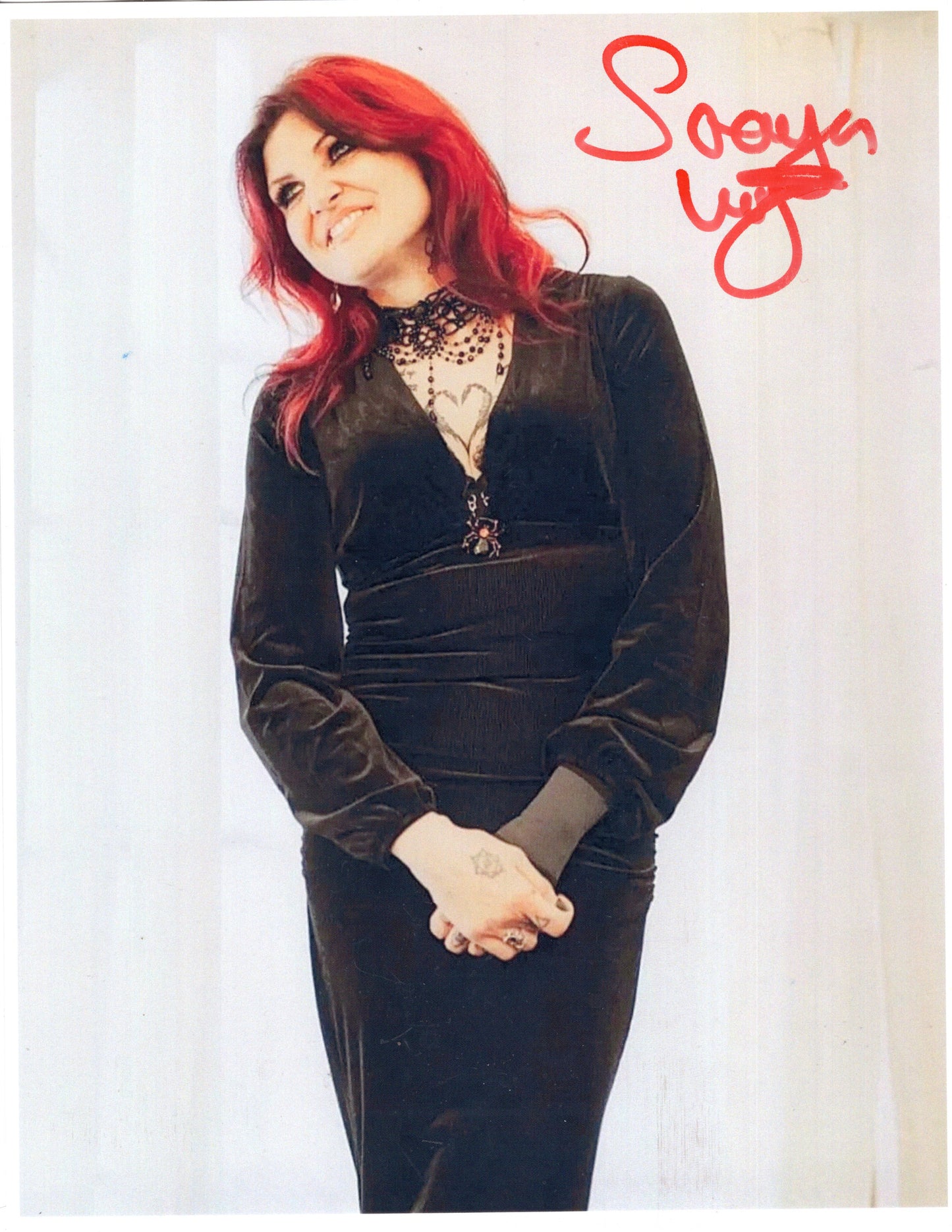 Saraya Knight 8.5x11 photo signed autographed