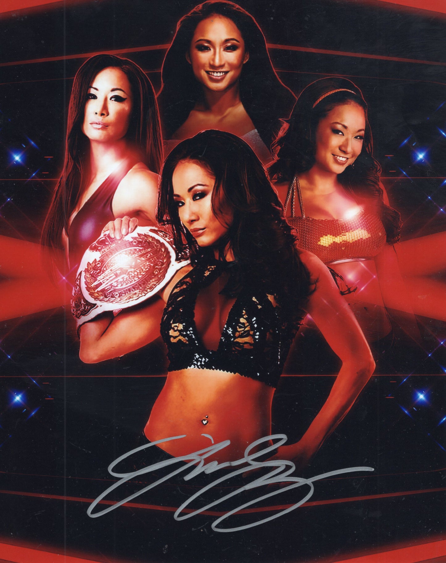 Gail Kim (8x10) photo signed auto autographed TNA IMPACT