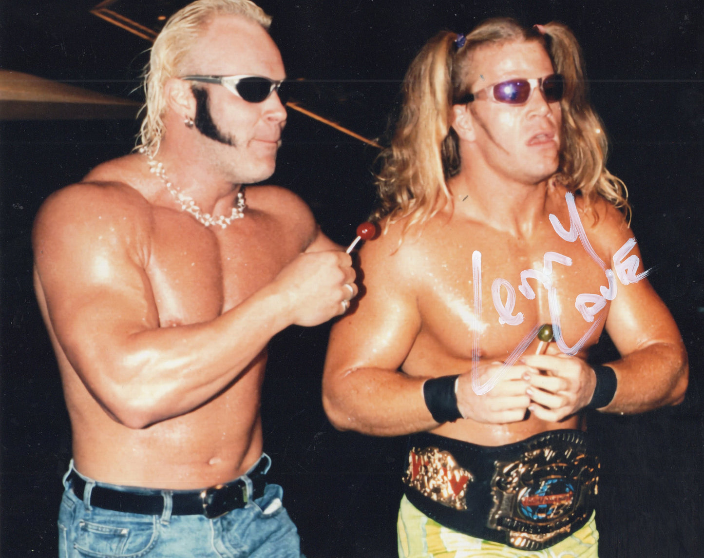 Lenny Lane 8x10 photo signed auto autographed WCW