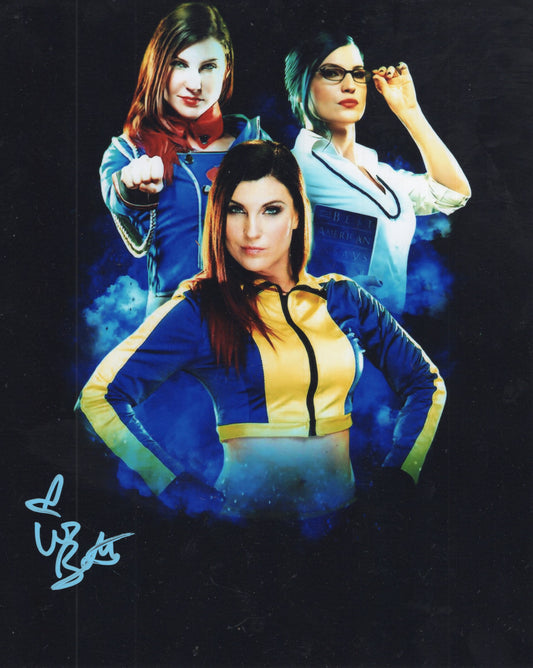 Leva Bates 8x10 photo signed auto autographed AEW