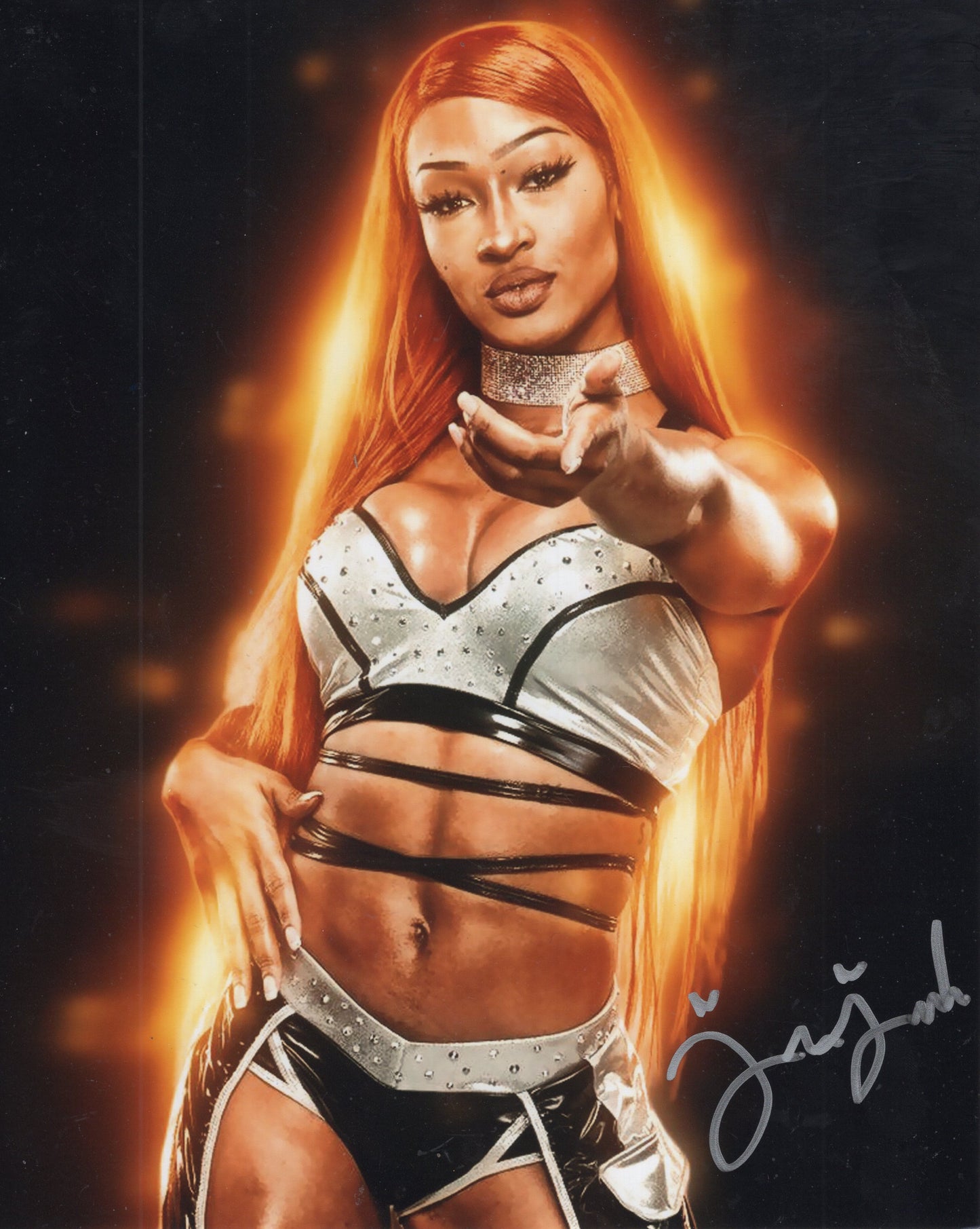 Jakara Jackson Mara Sade 8x10 photo TNA NXT WWE signed autographed