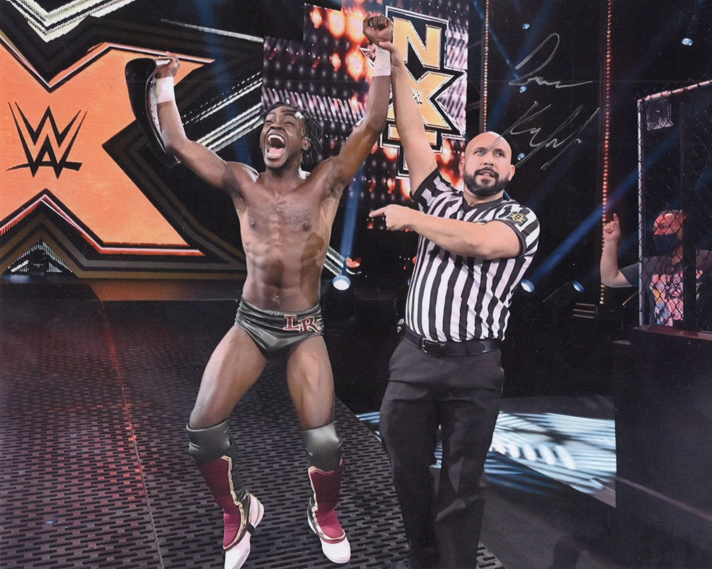 Leon Ruff TNA WWE NXT 8x10 photo signed auto autographed