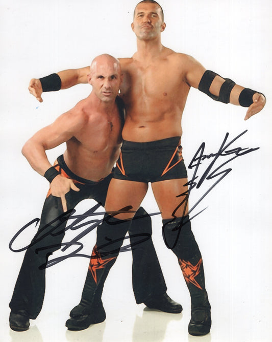 SCU Kazarian Daniels AEW 8x10 photo signed auto autographed