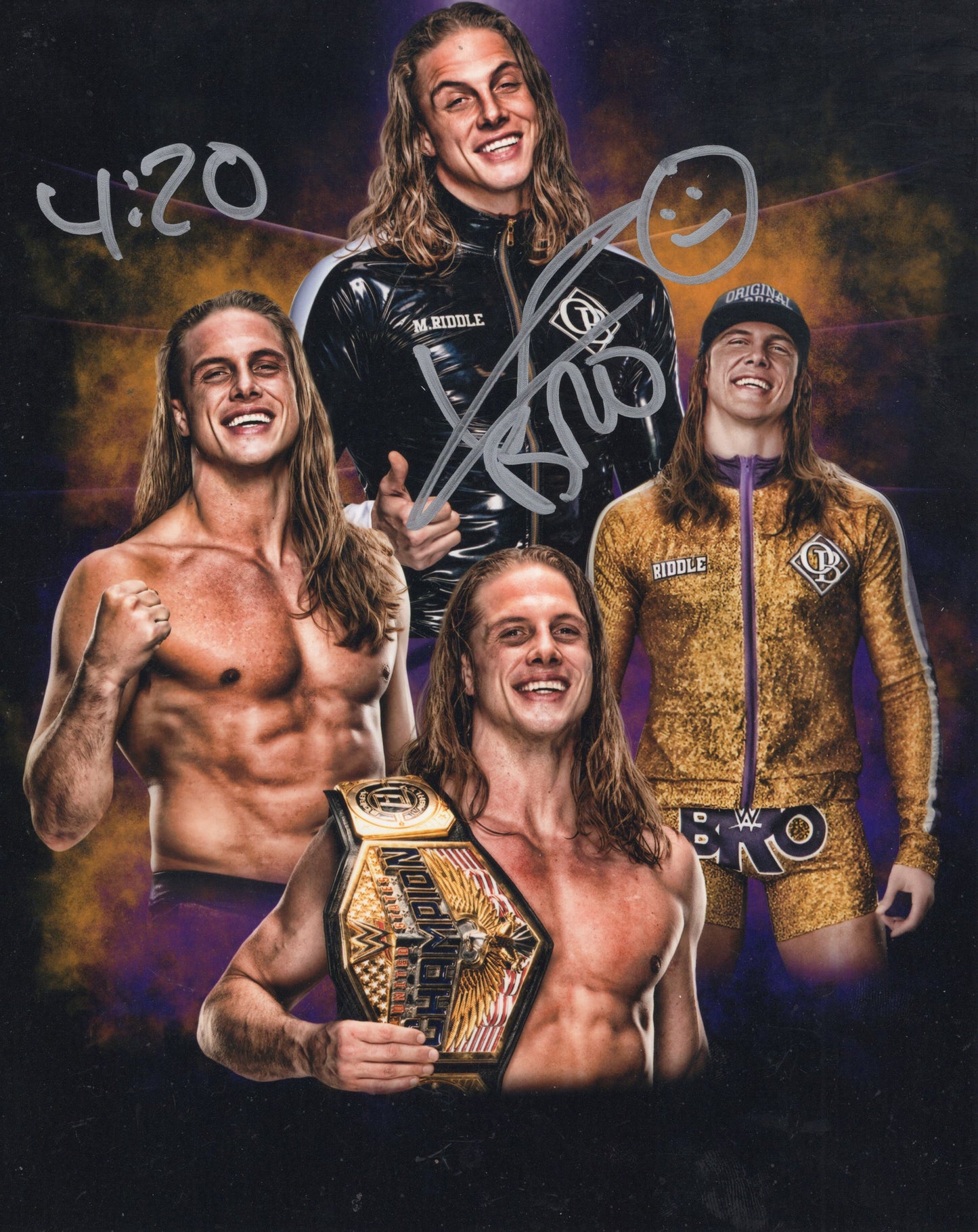 Matt Riddle 8x10 photo signed auto autographed WWF WWE