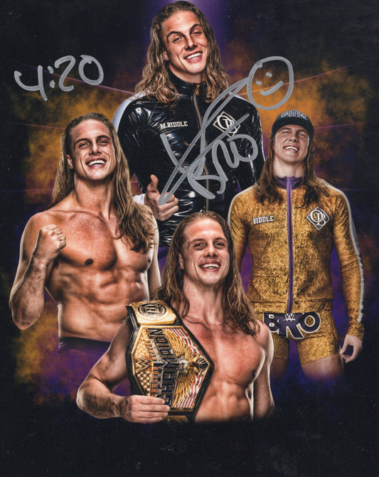 Matt Riddle 8x10 photo signed auto autographed WWF WWE