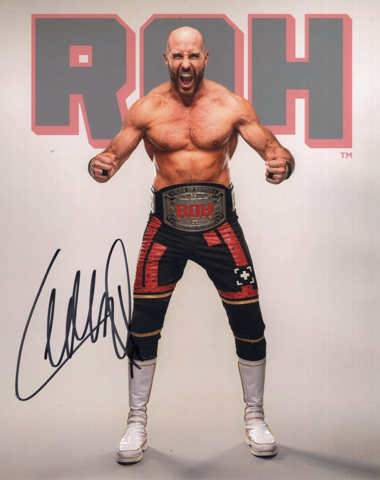 Claudio Castagnoli WWE Cesaro AEW 8x10 photo signed auto autographed