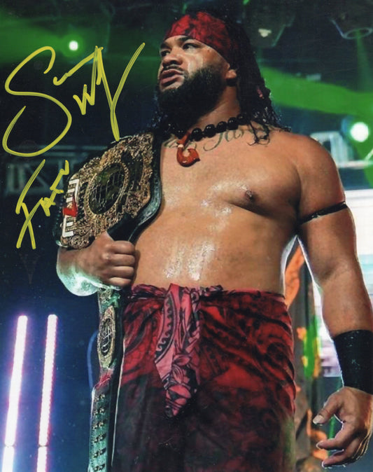 Jacob Fatu Bloodline 8x10 photo signed auto autographed ROH WWE MLW