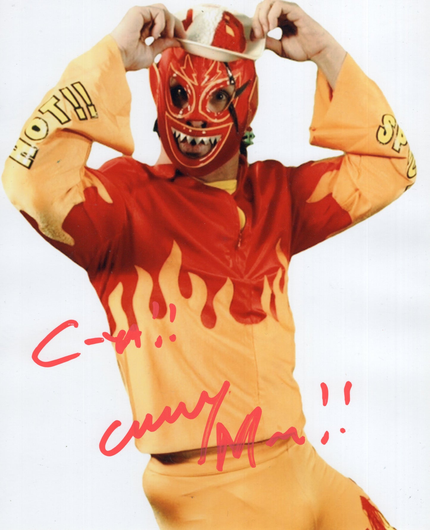 Curry Man 8x10 photo signed auto autographed WWE TNA WWF Christopher Daniels