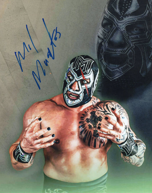 El Mesías Mil Meurtes  8x10 photo signed auto autographed AAA Lucha Underground