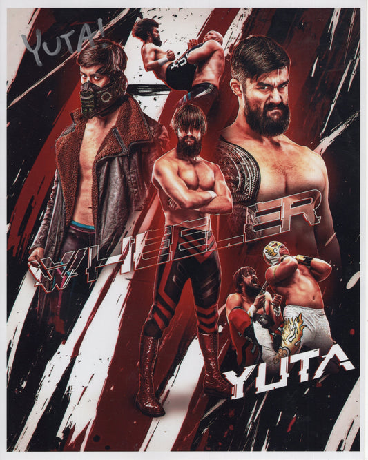 Wheeler Yuta AEW 8x10 photo signed auto autograph