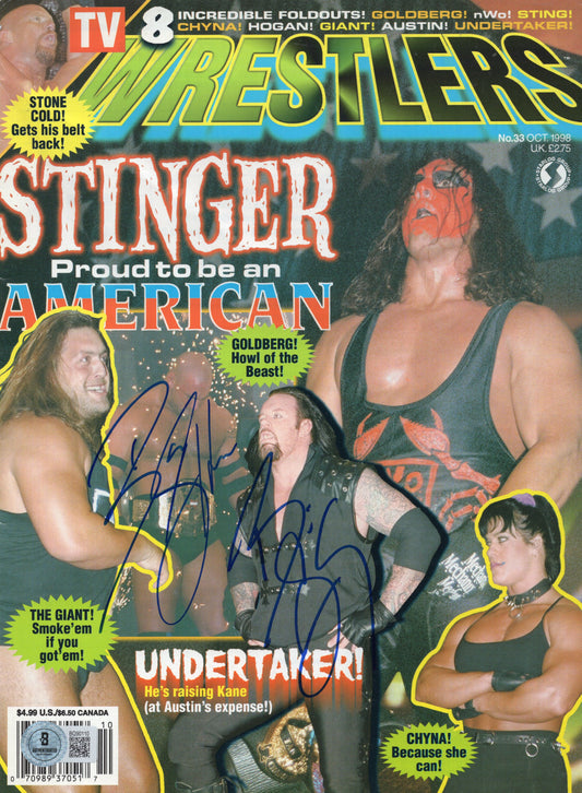 Goldberg Big Show  Beckett COA (magazine cover only) signed auto autographed