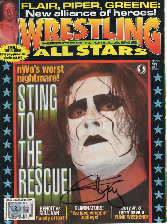 Sting Beckett COA (magazine cover only) signed auto autographed