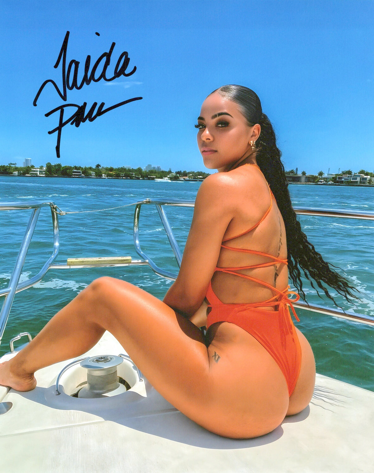 Jaida Parker full signature (8x10) WWE NXT photo signed auto autographed