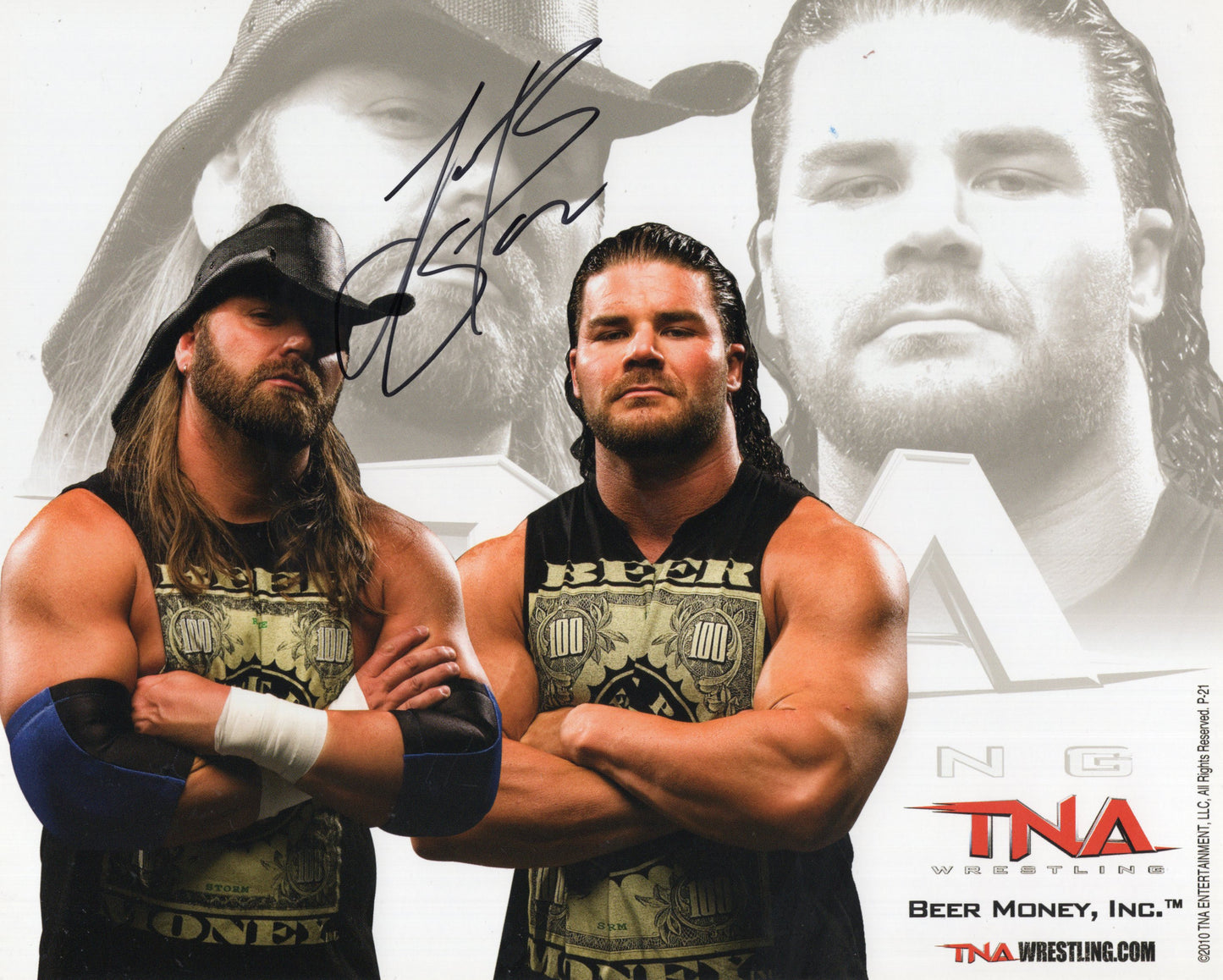 James Storm TNA Promo 8x10  photo signed auto autographed