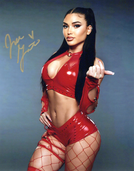 Jazmyn Nyx Jade Gentile (8x10) WWE NXT photo signed auto autographed