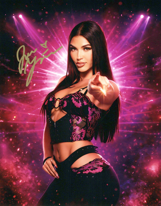 Jazmyn Nyx Jade Gentile (8x10) WWE NXT photo signed auto autographed