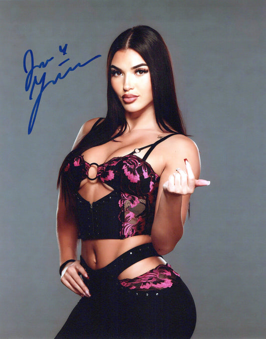 Jazmyn Nyx Jade Gentile (8x10) WWE NXT photo signed auto autographed