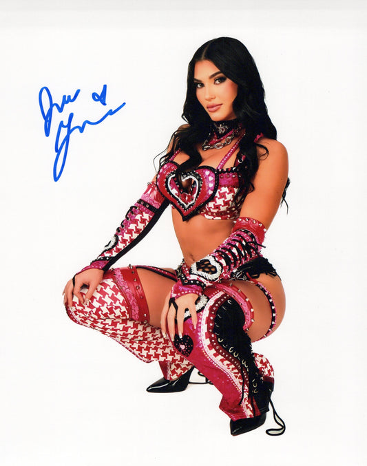 Jazmyn Nyx Jade Gentile (8x10) WWE NXT photo signed auto autographed